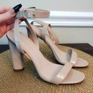 Fashion Nova Nude Patent Leather Heels